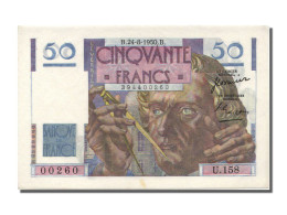 Billet, France, 50 Francs, 50 F 1946-1951 ''Le Verrier'', 1950, 1950-08-24 - 50 F 1946-1951 ''Le Verrier''