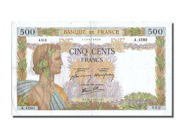 Billet, France, 500 Francs, 500 F 1940-1944 ''La Paix'', 1942, 1942-01-29, SUP - 500 F 1940-1944 ''La Paix''