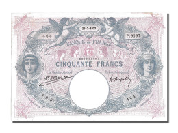 Billet, France, 50 Francs, 50 F 1889-1927 ''Bleu Et Rose'', 1922, 1922-07-29 - 50 F 1889-1927 ''Bleu Et Rose''