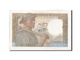 Billet, France, 10 Francs, 10 F 1941-1949 ''Mineur'', 1943, 1943-01-14, SUP - 10 F 1941-1949 ''Mineur''