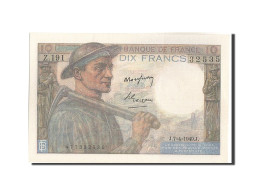 Billet, France, 10 Francs, 10 F 1941-1949 ''Mineur'', 1949, 1949-04-07, SPL - 10 F 1941-1949 ''Mineur''