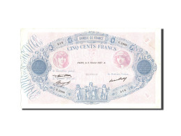 Billet, France, 500 Francs, 500 F 1888-1940 ''Bleu Et Rose'', 1937, 1937-02-11 - 500 F 1888-1940 ''Bleu Et Rose''