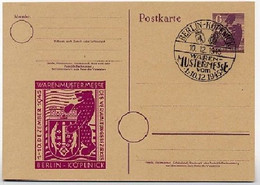 BERLIN P4 ZC/05 Ostkarte WARENMUSTERMESSE Sost  1945 - Entiers Postaux