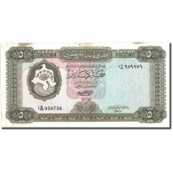 Billet, Libya, 5 Dinars, KM:36b, TTB - Libië