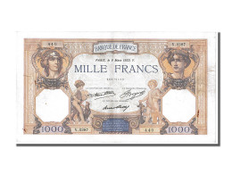 Billet, France, 1000 Francs, 1 000 F 1927-1940 ''Cérès Et Mercure'', 1933 - 1 000 F 1927-1940 ''Cérès E Mercure''