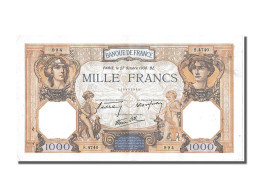 Billet, France, 500 Francs, 1 000 F 1927-1940 ''Cérès Et Mercure'', 1938 - 1 000 F 1927-1940 ''Cérès Et Mercure''