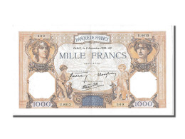 Billet, France, 500 Francs, 1 000 F 1927-1940 ''Cérès Et Mercure'', 1939 - 1 000 F 1927-1940 ''Cérès Et Mercure''