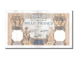 Billet, France, 500 Francs, 1 000 F 1927-1940 ''Cérès Et Mercure'', 1939 - 1 000 F 1927-1940 ''Cérès Et Mercure''