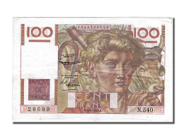 Billet, France, 100 Francs, 100 F 1945-1954 ''Jeune Paysan'', 1953, 1953-06-04 - 100 F 1945-1954 ''Jeune Paysan''