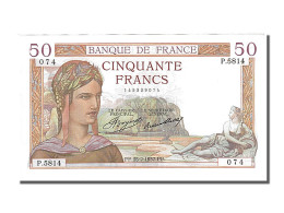 Billet, France, 50 Francs, 50 F 1934-1940 ''Cérès'', 1937, 1937-02-25, SUP+ - 50 F 1934-1940 ''Cérès''