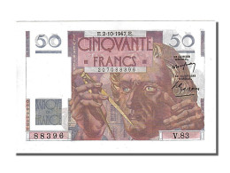 Billet, France, 50 Francs, 50 F 1946-1951 ''Le Verrier'', 1947, 1947-10-02 - 50 F 1946-1951 ''Le Verrier''