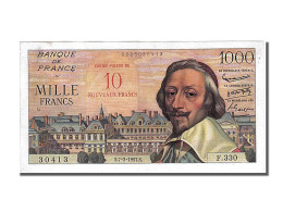 Billet, France, 10 Nouveaux Francs On 1000 Francs, 1955-1959 Overprinted With - 1955-1959 Sovraccarichi In Nuovi Franchi