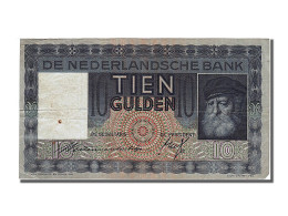 Billet, Pays-Bas, 10 Gulden, 1937, 1937-04-05, TTB+ - 10 Florín Holandés (gulden)