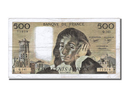 Billet, France, 500 Francs, 500 F 1968-1993 ''Pascal'', 1981, 1981-06-04, TTB - 500 F 1968-1993 ''Pascal''