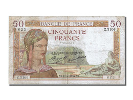 Billet, France, 50 Francs, 50 F 1934-1940 ''Cérès'', 1935, 1935-10-17, TB+ - 50 F 1934-1940 ''Cérès''