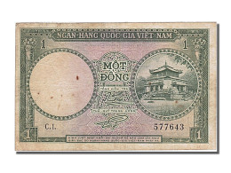 Billet, South Viet Nam, 1 D<ox>ng, 1956, TB+ - Vietnam