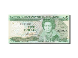 Billet, Etats Des Caraibes Orientales, 5 Dollars, 1986, NEUF - East Carribeans