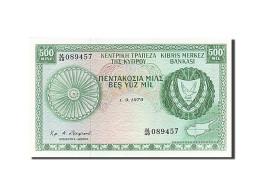 Billet, Chypre, 500 Mils, 1979, 1979-09-01, NEUF - Cyprus