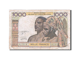 Billet, West African States, 1000 Francs, 1961-1965, Undated, KM:203Bn, TTB - États D'Afrique De L'Ouest