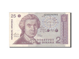 Billet, Croatie, 25 Dinara, 1991, 1991-10-08, KM:19a, SUP - Kroatië