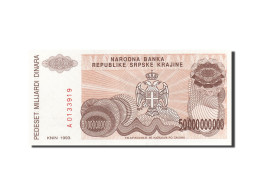 Billet, Croatie, 50 Milliard Dinara, 1993, 1993, KM:R29a, SPL - Kroatië