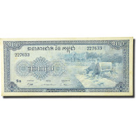Billet, Cambodge, 100 Riels, 1962-1963, 1972, KM:13b, SUP - Cambodja