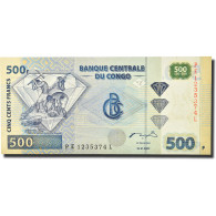 Billet, Congo Democratic Republic, 500 Francs, 2003, 2002-01-04, KM:96a, SPL - República Democrática Del Congo & Zaire