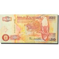 Billet, Zambie, 50 Kwacha, 2003-2007, 2007, KM:37f, SPL+ - Zambie