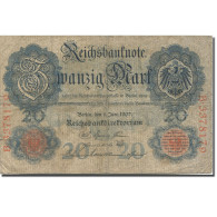 Billet, Allemagne, 20 Mark, 1907, 1907-06-08, KM:28, TB - 20 Mark