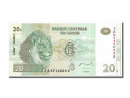 Billet, Congo Democratic Republic, 20 Francs, 2003, 2003-06-30, NEUF - République Démocratique Du Congo & Zaïre