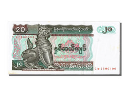 Billet, Myanmar, 20 Kyats, SUP+ - Myanmar