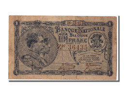 Billet, Belgique, 1 Franc, 1922, 1922-05-26, TB+ - 1 Franc