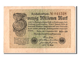 Billet, Allemagne, 20 Millionen Mark, 1923, 1923-09-01, KM:108e, SUP - 20 Mio. Mark