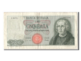 Billet, Italie, 5000 Lire, 1968, 1968-01-04, TTB+ - 5000 Liras