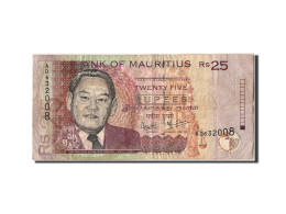 Billet, Mauritius, 25 Rupees, 1999, KM:49a, TTB - Mauricio