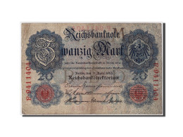 Billet, Allemagne, 20 Mark, 1910, 1910-04-21, TB - 20 Mark