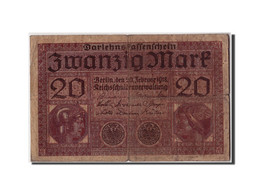 Billet, Allemagne, 20 Mark, 1918, 1918-02-20, TB - 20 Mark