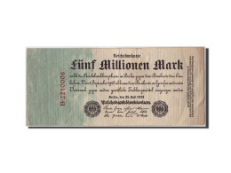 Billet, Allemagne, 5 Millionen Mark, 1923, 1923-07-25, TB+ - 5 Mio. Mark