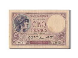 Billet, France, 5 Francs, 5 F 1917-1940 ''Violet'', 1931, 1931-07-16, TTB - 5 F 1917-1940 ''Violet''