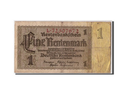 Billet, Allemagne, 1 Rentenmark, 1937, 1937-01-30, KM:173b, B+ - 1 Mark