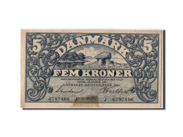 Billet, Danemark, 5 Kroner, 1942, Undated, KM:30h, SUP - Dinamarca