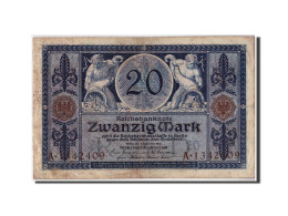 Billet, Allemagne, 20 Mark, 1915, 1915-11-04, KM:63, TB+ - 20 Mark