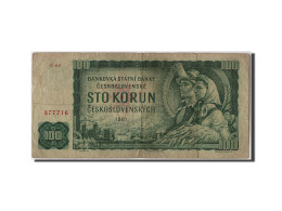Billet, Tchécoslovaquie, 100 Korun, 1961, Undated, KM:91a, TB - Tchécoslovaquie