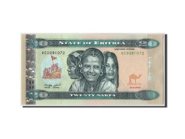 Billet, Eritrea, 20 Nakfa, 2012, 2012-05-24, KM:New, NEUF - Erythrée