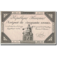 France, 50 Livres, 1792, Goutallier, 1792-12-14, TTB, KM:A72, Lafaurie:164 - Assignats & Mandats Territoriaux