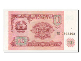 Billet, Tajikistan, 10 Rubles, 1994, SPL+ - Tadzjikistan