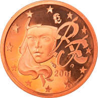 Monnaie, France, 5 Euro Cent, 2001, Paris, FDC, Copper Plated Steel, KM:1284 - Probedrucke