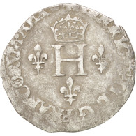 Monnaie, France, Demi Gros De Nesle, 1551, Paris, TB+, Argent, Sombart:4458 - 1547-1559 Henry II