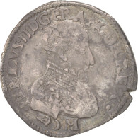 Monnaie, France, Teston, 1559, Bordeaux, TTB, Argent, Sombart:4566 - 1559-1560 Francesco II