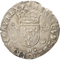 Monnaie, France, Douzain Aux Croissants, 1550, Lyon, TB+, Billon, Duplessy:997 - 1547-1559 Enrique II